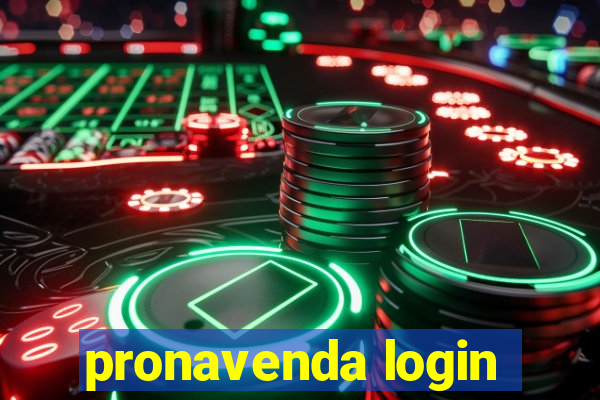 pronavenda login